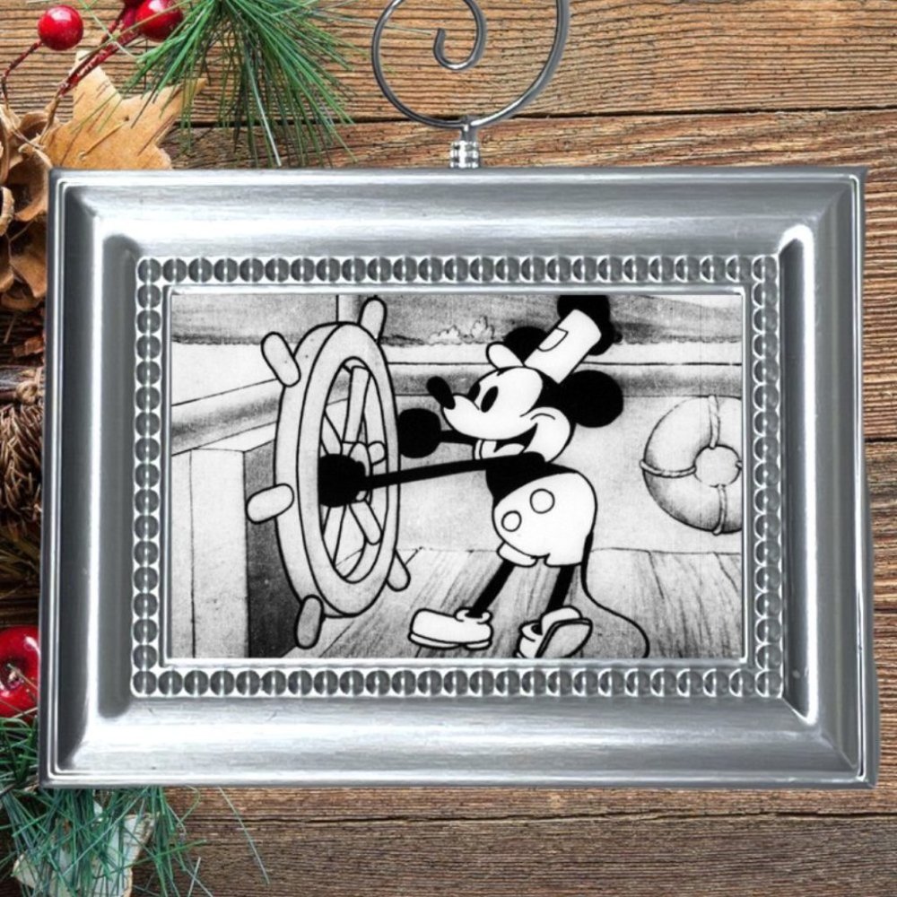 Disney Mickey‎ Mouse Steamboat Willie Christmas Tree Ornament